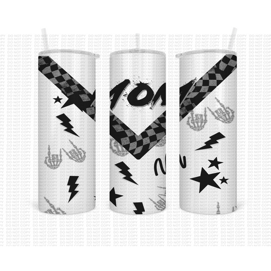 Rocker Mom Tumbler Wrap : PNG