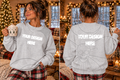 Christmas| Front,Back | Ash Grey | Mock Up : PNG