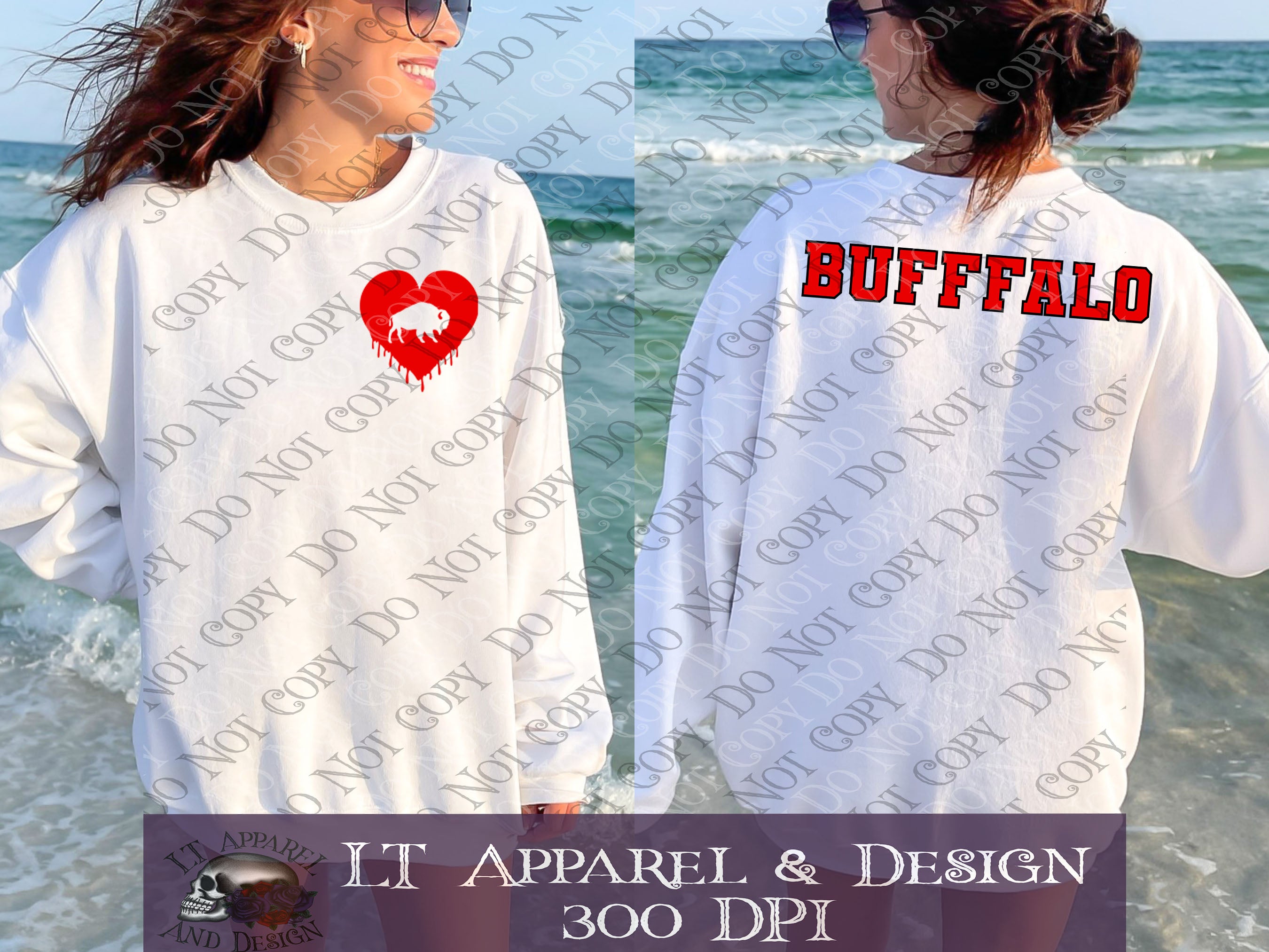 Buffalo Heart and Back: PNG