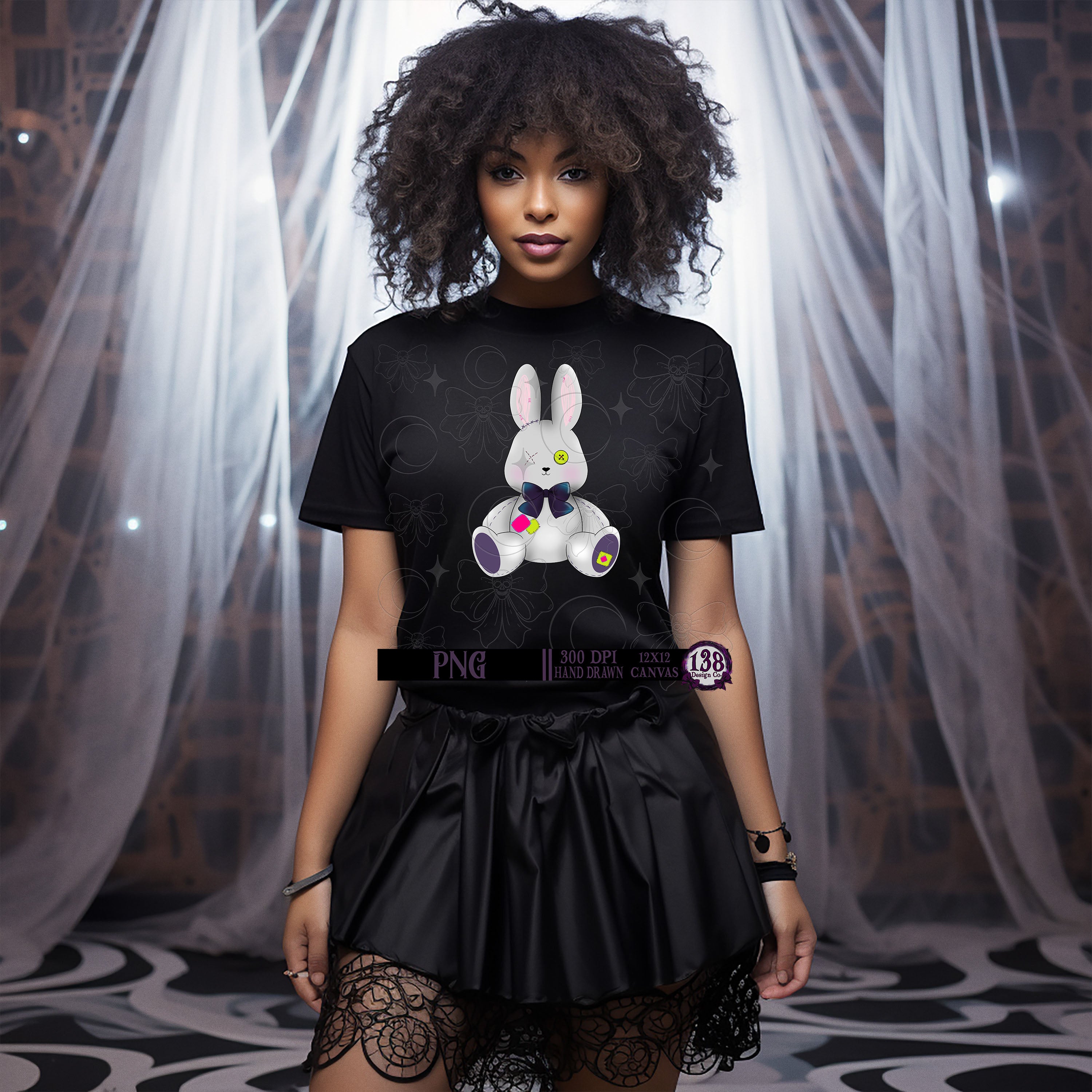 Stitched Bunny : PNG