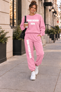 Pink Crewneck/Joggers Mock Up  : PNG