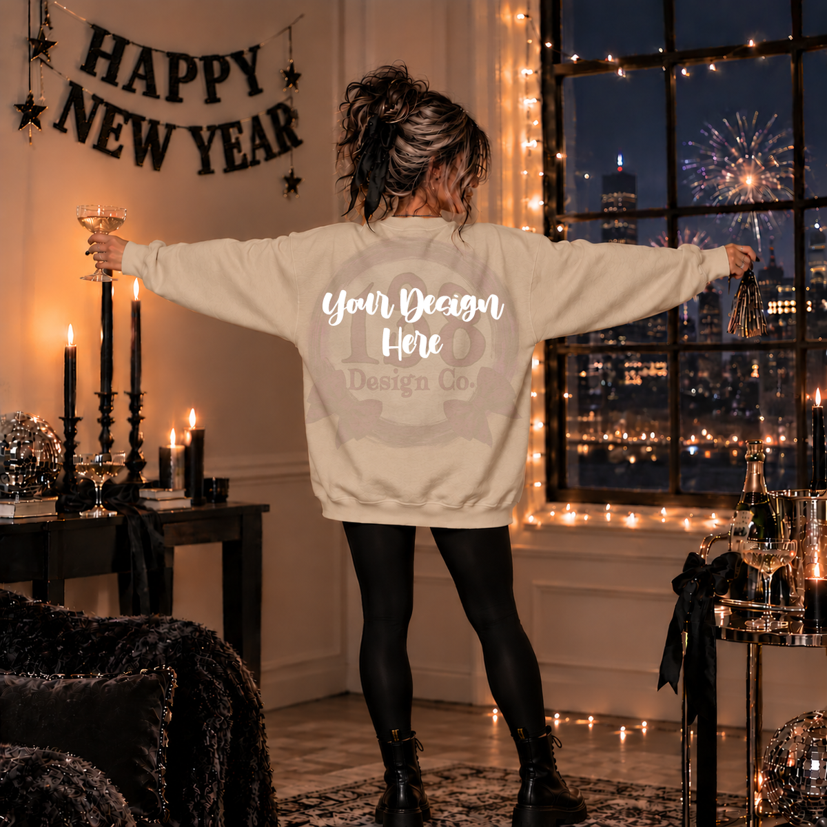 Sand Back | NYE | Mock Up : PNG