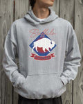 Buffalo Football Script and Diamond Background: PNG