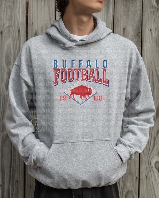 Buffalo Football with Diamond