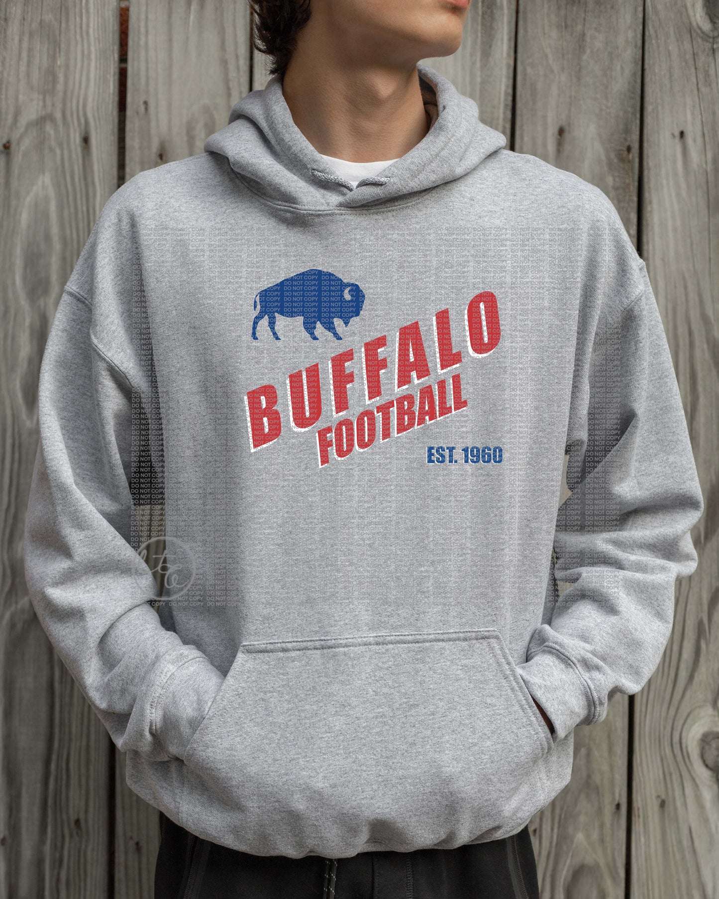 Buffalo Football Slanted